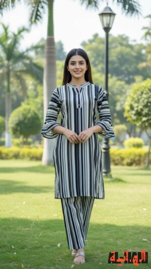 Stay Classy in Alhani’s Latest Linen Two Piece Designs